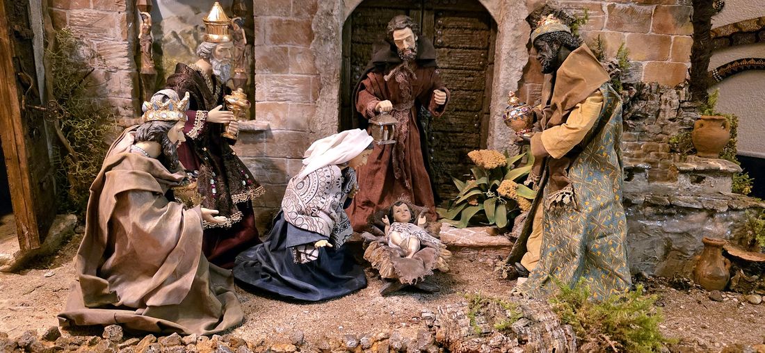 Die Heilige Familie mit den Heiligen Drei Königen